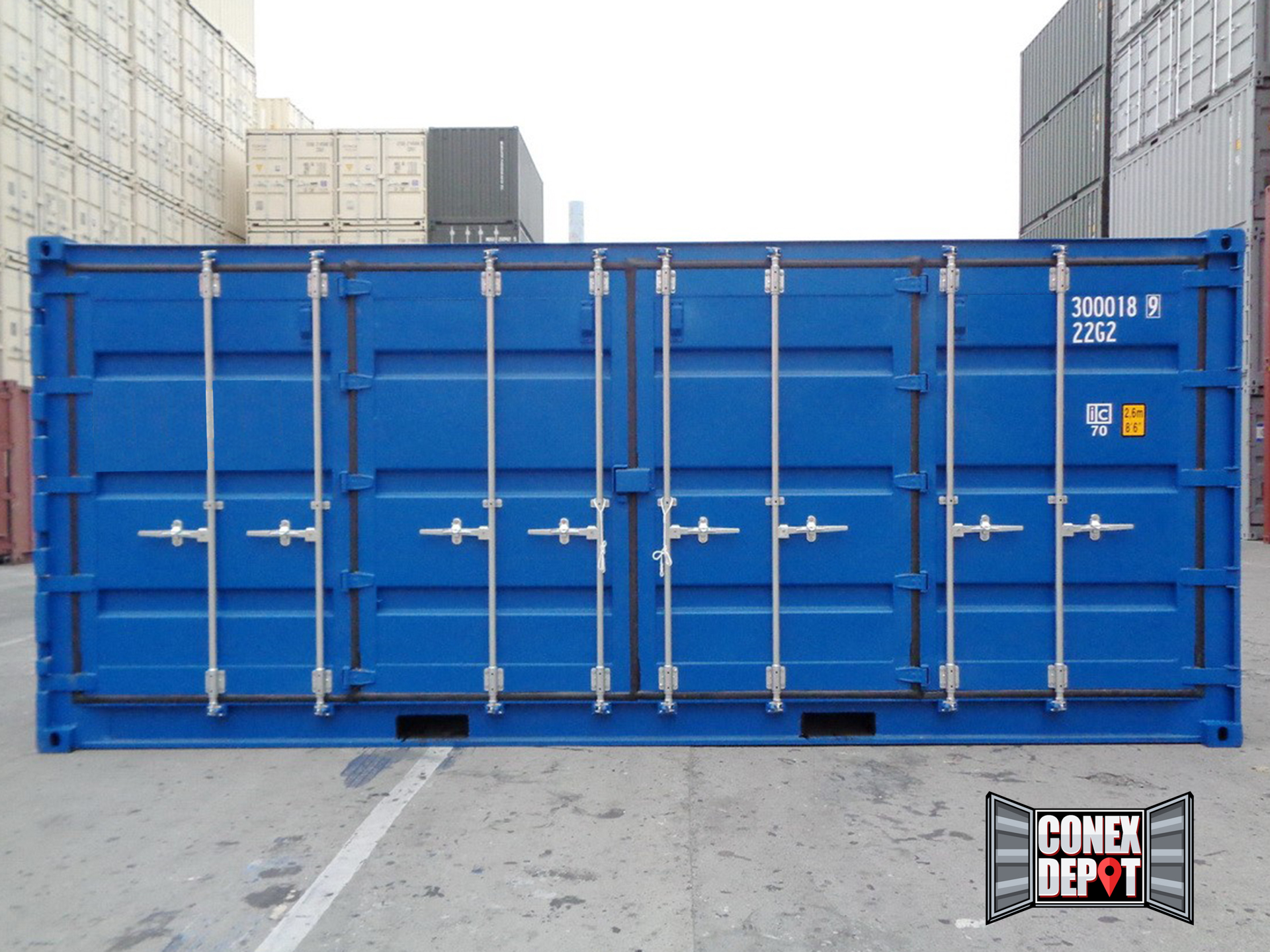 Modular Open-Sided Shipping Containers Features