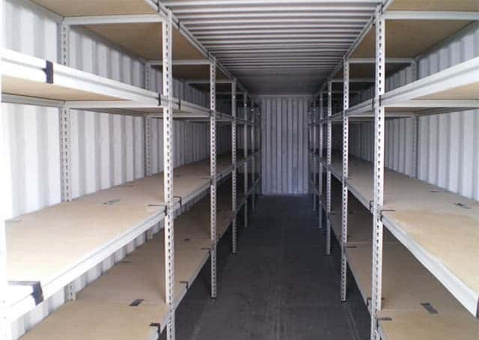Shipping container self storage