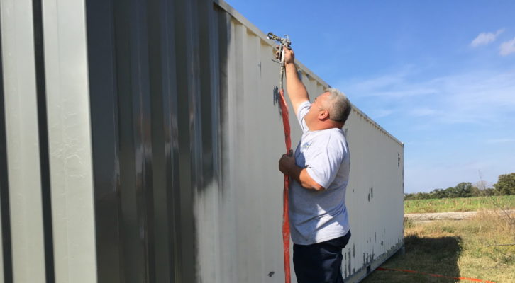 shipping container painting