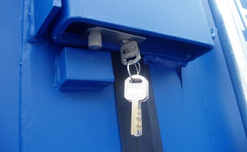 shipping container security lock